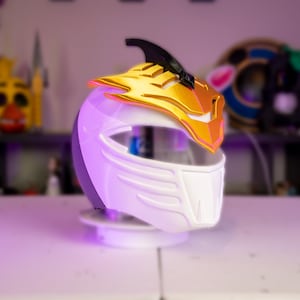 3D-geprinte Lord Drakkon Power Rangers-helm – draagbare cosplayprop