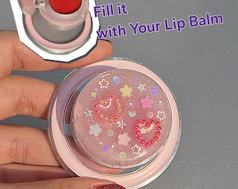 Handmade Resin Lip Balm Holder Phone Grip | Magnetic Accessory