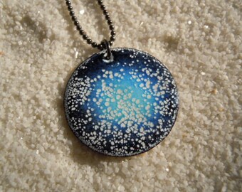 Galaxy Necklace  Starry Night  Star Light  Celestial  Outer Space  Universe  Artisan Jewelry