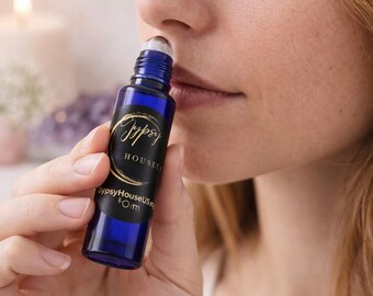 Calm and Balance Essential Oil Blend Ritual Oil Stress Relief Gift Grounding, Handmade Holistic