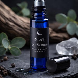 Men Eye Recovery Serum Smooth Calm Awake Hydration Elixir Luxury oils