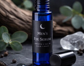 Men Eye Recovery Serum Smooth Calm Awake Hydration Elixir Luxury oils