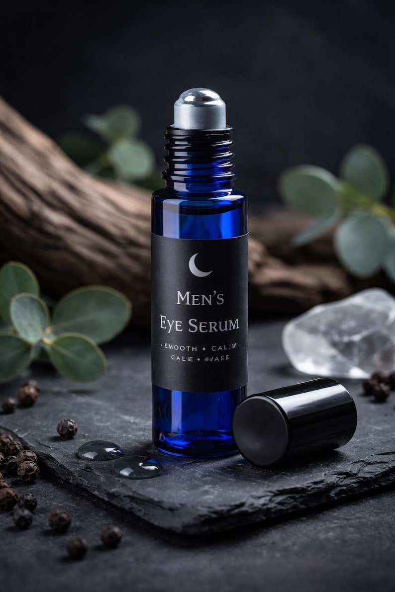 Men Eye Recovery Serum Smooth Calm Awake Hydration Elixir Luxury oils