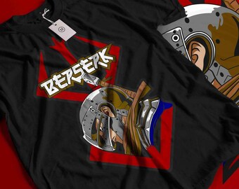 Camiseta unisex de caballero calavera, camiseta vintage de anime, manga, camiseta de anime, espadachín negro, camiseta gráfica de anime, camiseta manga, Japón