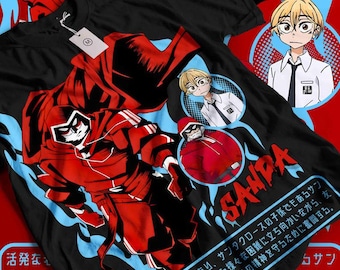 Anime Sanda Martial Arts T-Shirt Sanda Fighter Character, Combat Sports Tee, Kickboxing Wushu Gift for Martial Artists
