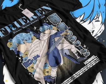 Camiseta RETRO Frieren, camisa vintage Frieren, fan de la camiseta Frieren, camiseta Frieren, camiseta Otaku, camisa anime, camiseta cómica manga