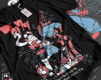 Haruko Haruhara Unisex Heavy Cotton Tee -flcl Shirt,flcl Tshirt,flcl T Shirt,fooly Cooly Shirt,anime Shirt,anime