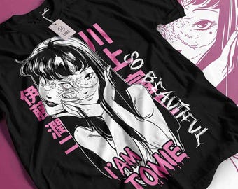 Tomie Anime Unisex T-shirt, Junji Ito Anime Manga Shirt, Anime Shirt, Anime Lovers Shirt, Graphic Anime Tee, Manga Shirt, Japanese Shirt