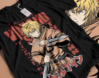 Camiseta unisex Thorfinn Son of Thors Anime, camiseta Manga Viking Saga