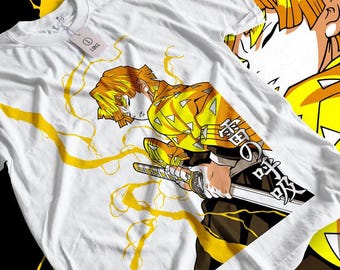 Anime Graphic Tee, Japanese Demon Manga Shirt, Streetwear Apparel