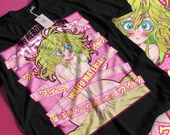 Unisex Waifu Material Anime T-Shirt, Anime Woman Shirt