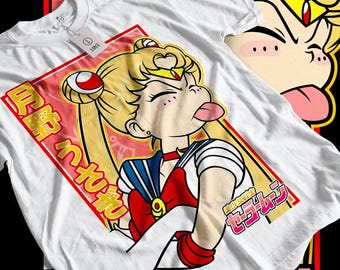 Sailor Moon T-Shirt, Usagi Tsukino Anime Manga Graphic Tee