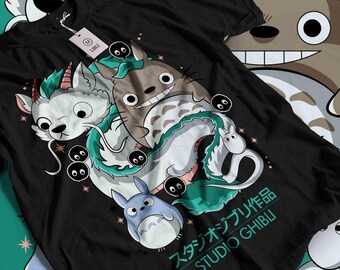 Spirited Away Studio Ghibli Hayao Miyazaki Shirt, Ghibli My Neighbor Totoro Shirt, Howl's Moving Castle shirt