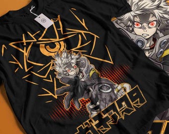Vintage Anime Grafik-T-Shirt, Unisex Manga-Shirt, Rudo-T-Shirt