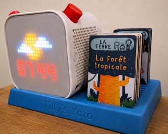 Personalized Yoto Gen 2 & 3 Docking Station with Card Storage