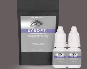Red Eyes, Redness Reliever for Brighter Looking Eyes, Works in 1 Minute & Lasts Up to 8 Hours, Eye Drops 15ml Vial 2 pack!