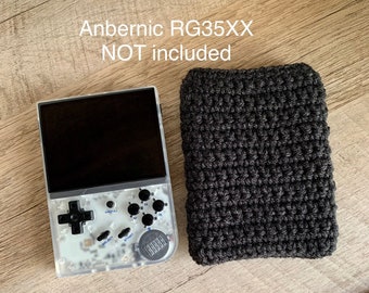 Hand Crocheted Sleeve Case for the Anbernic RG35XX Handheld System