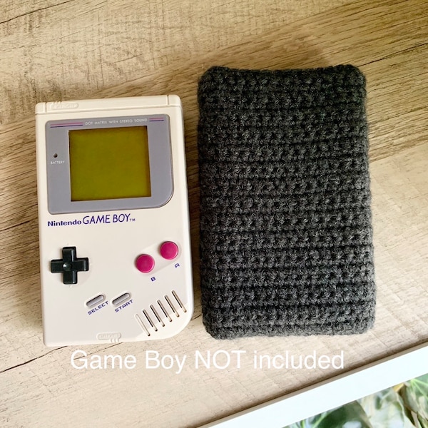 Handgehäkelte Hülle für das Original Game Boy System