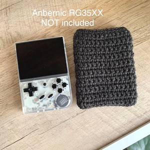 Hand Crocheted Sleeve Case for the Anbernic RG35XX Handheld System