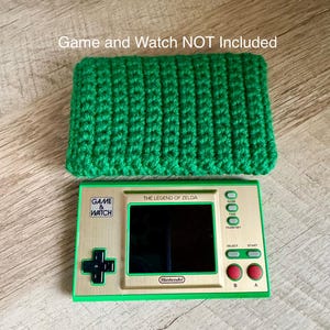 Hand Crocheted Sleeve Case for the Wide Screen Series Game & Watch System