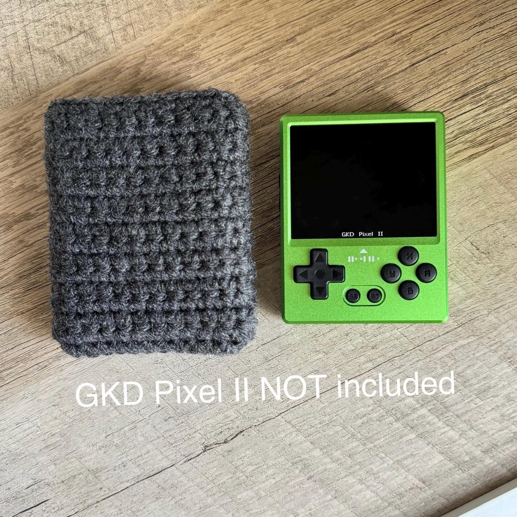 GKD Pixel 赤　ハードケース付き New GKD PIXEL 2 Handheld Gaming Device, RK3326S 1.5Ghz Quad