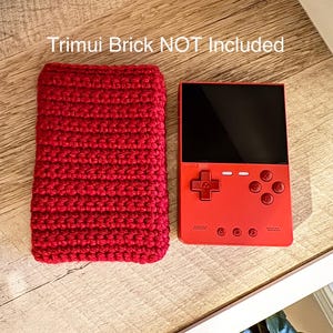 Handgehaakte hoes voor het Trimui Brick handheld-systeem