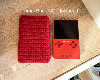Hand Crocheted Sleeve Case for the Trimui Brick Handheld System