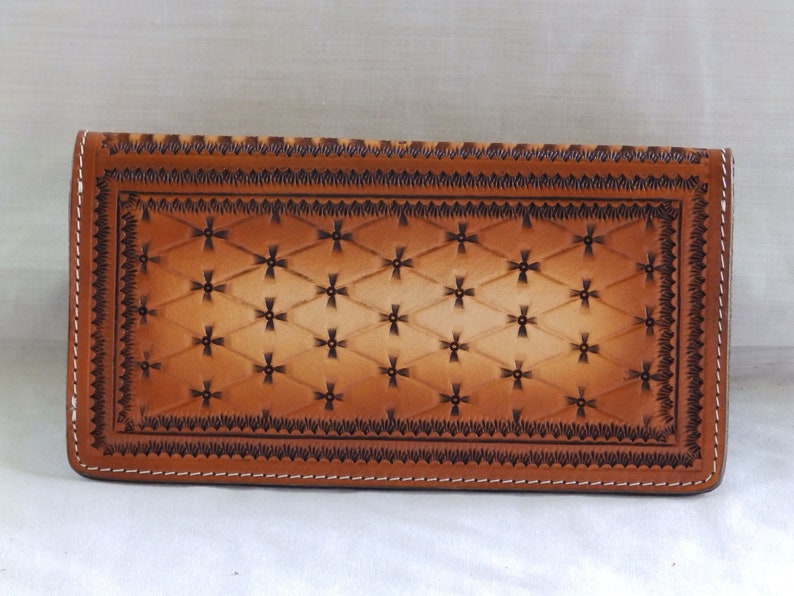 Leather Real water snake skin checkbook Cover