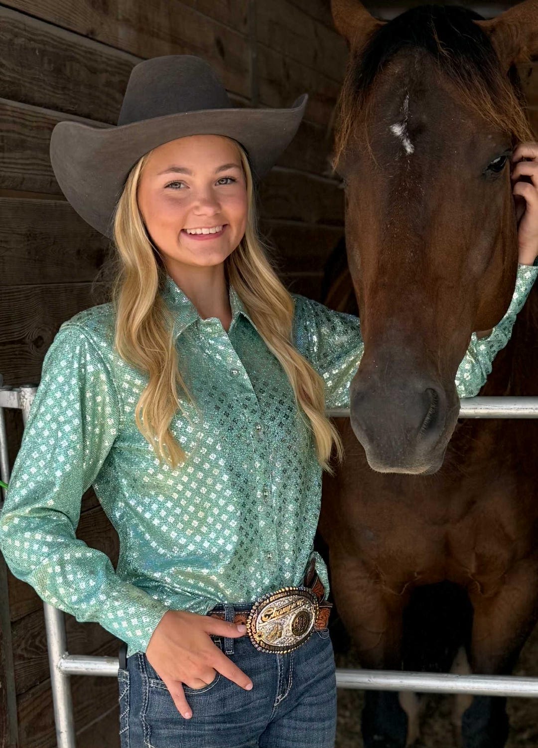 Mint to Win” Barrel Racing Show Shirt - Etsy
