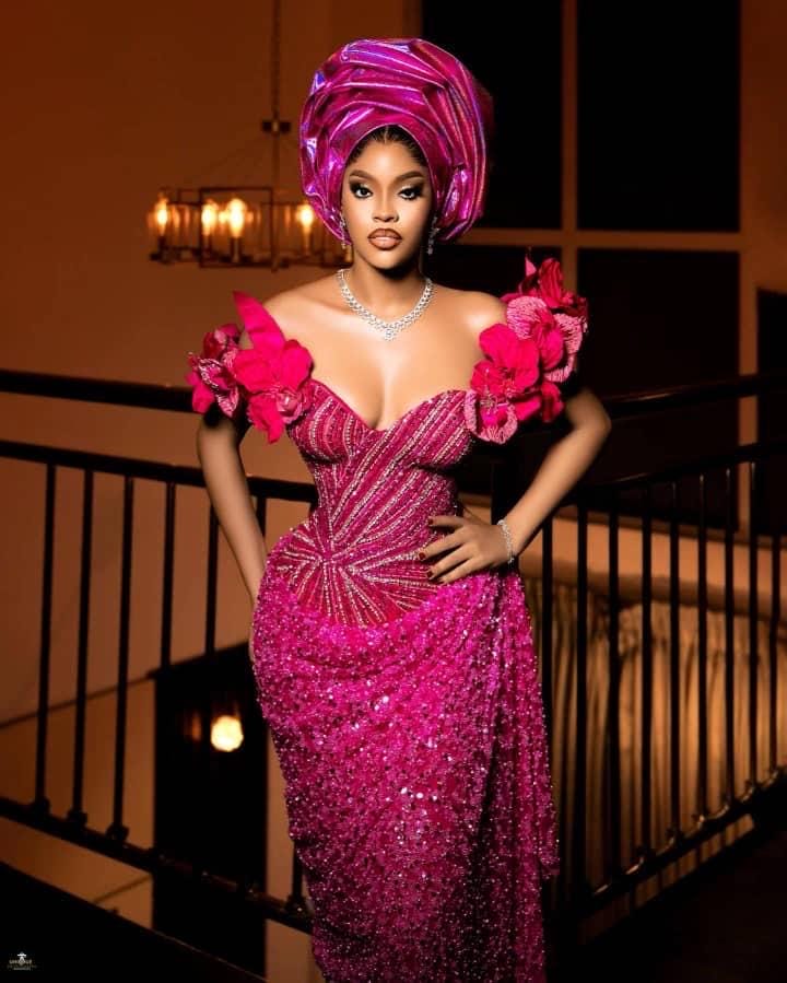 Nigerian Wedding Dress Rose Gold - Etsy