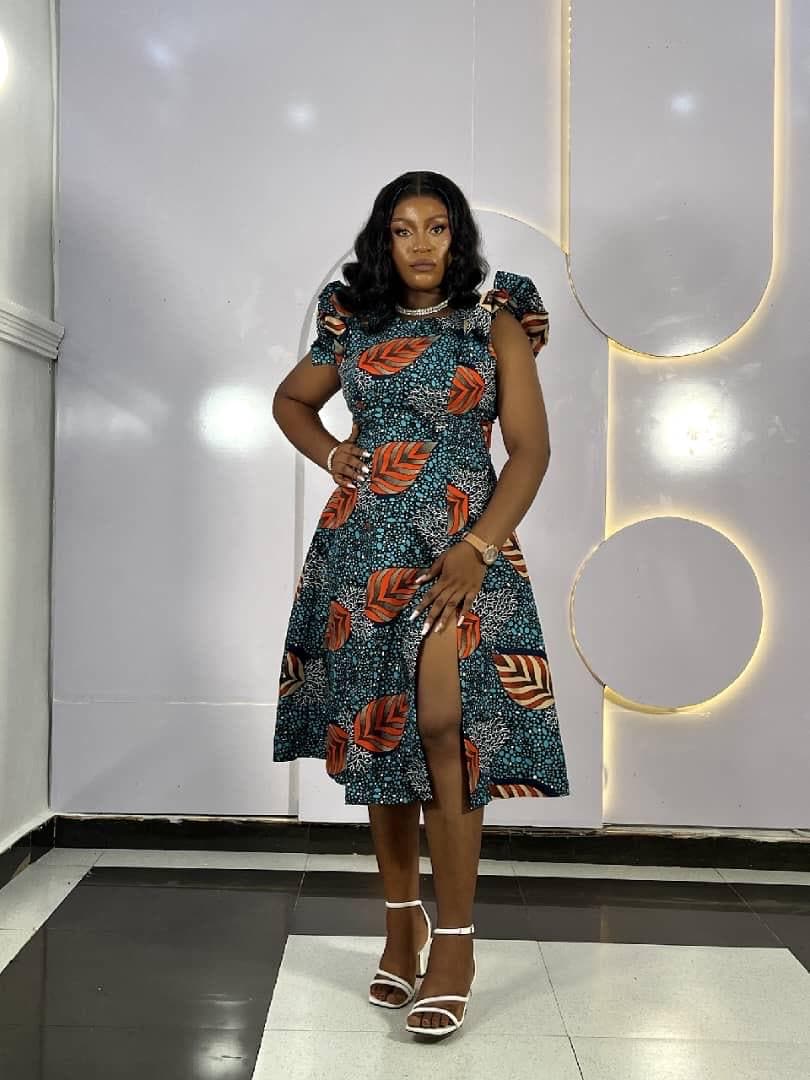 Ankara Straight Gown - Etsy