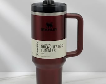Leaf Trading Cards x Stanley Engraved Tumbler Cup 40oz Rosewood Glow