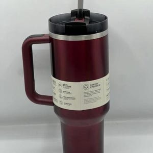 Leaf Trading Cards x Stanley Engraved Tumbler Cup 40oz Rosewood Glow image 3