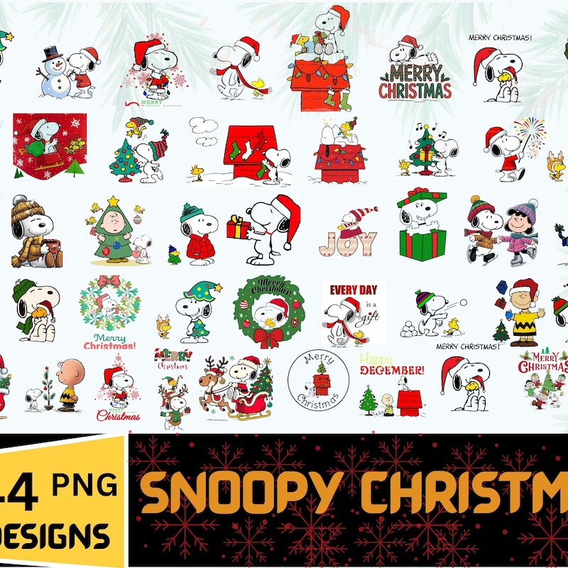Snoopy navideño - Etsy México