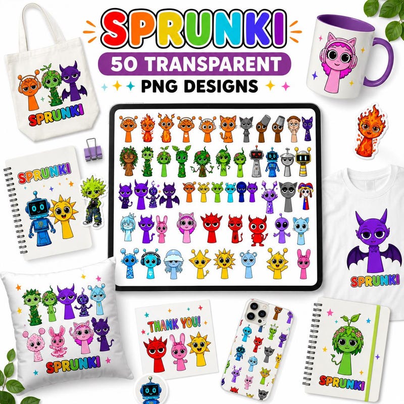 Sprunki Png - Etsy