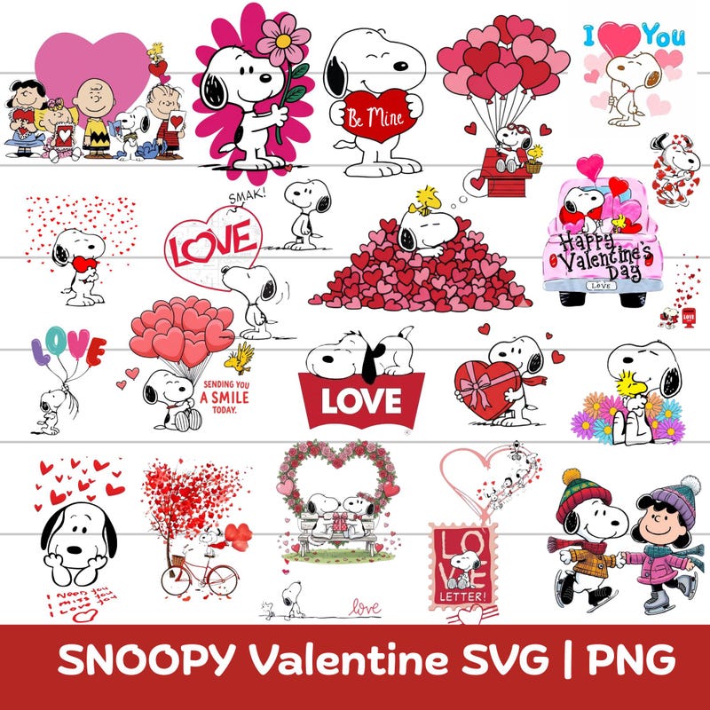 Snoopy love card - Etsy México