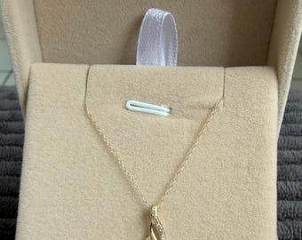 Robijn met diamanten van 0,05 ct, gezet op een extra fijne ketting van 10 karaat, maat 17.