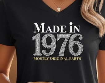 Bling 50th birthday shirt mom fabulous 50 shirt made 1975 custom year personalized birthday gift idea 40th birthday shirt 60th bling 1976