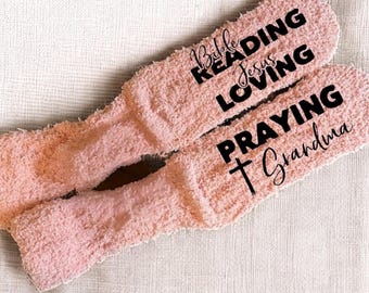 Jesus Loving socks, Gift for grandma, Gift for women, Gift for Mom, Custom Gift for Nana, Grandma Gift, Grammie Gift, Memaw Gift, aunt gift