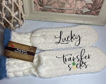 Lucky transfer socks | positive vibes only | positive vibes | IVF Gift | IVF Socks | IVF Transfer | Ivf | ivf sock