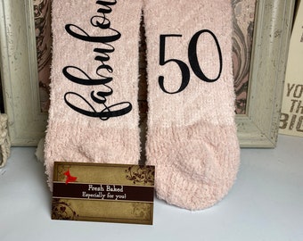 Fabulous 50 socks | Birthday Shirt | 50th Birthday socks | 50th Birthday Gift