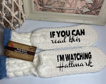 Christmas movie | Hallmark movies | Mothers day gift | Socks for Women | Fun Christmas gift