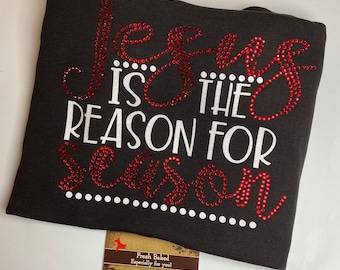 Women's Jesus is the Reason for the Season Christmas Shirt | Womens Christian Shirts | Christmas Shirts | Christmas TShirts