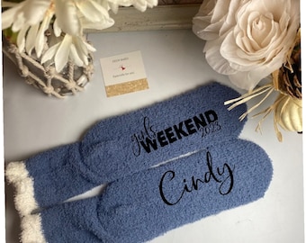 Fuzzy Girls Weekend Socks | Girls Trip Socks | Girls weekend gifts | Girls Trip gifts | Girls weekend shirts | birthday weekend