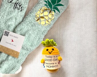 Custom IVF Got This Fuzzy Socks Personalized Egg Retrieval Day Socks Customized IVF Transfer Day Gift Idea Cozy Fertility Support Socks