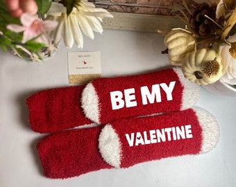 Be MY Valentine Socks | Valentines Gift | Valentines Day Gift | Fun Valentines Gift | Be Mine | Gift for her