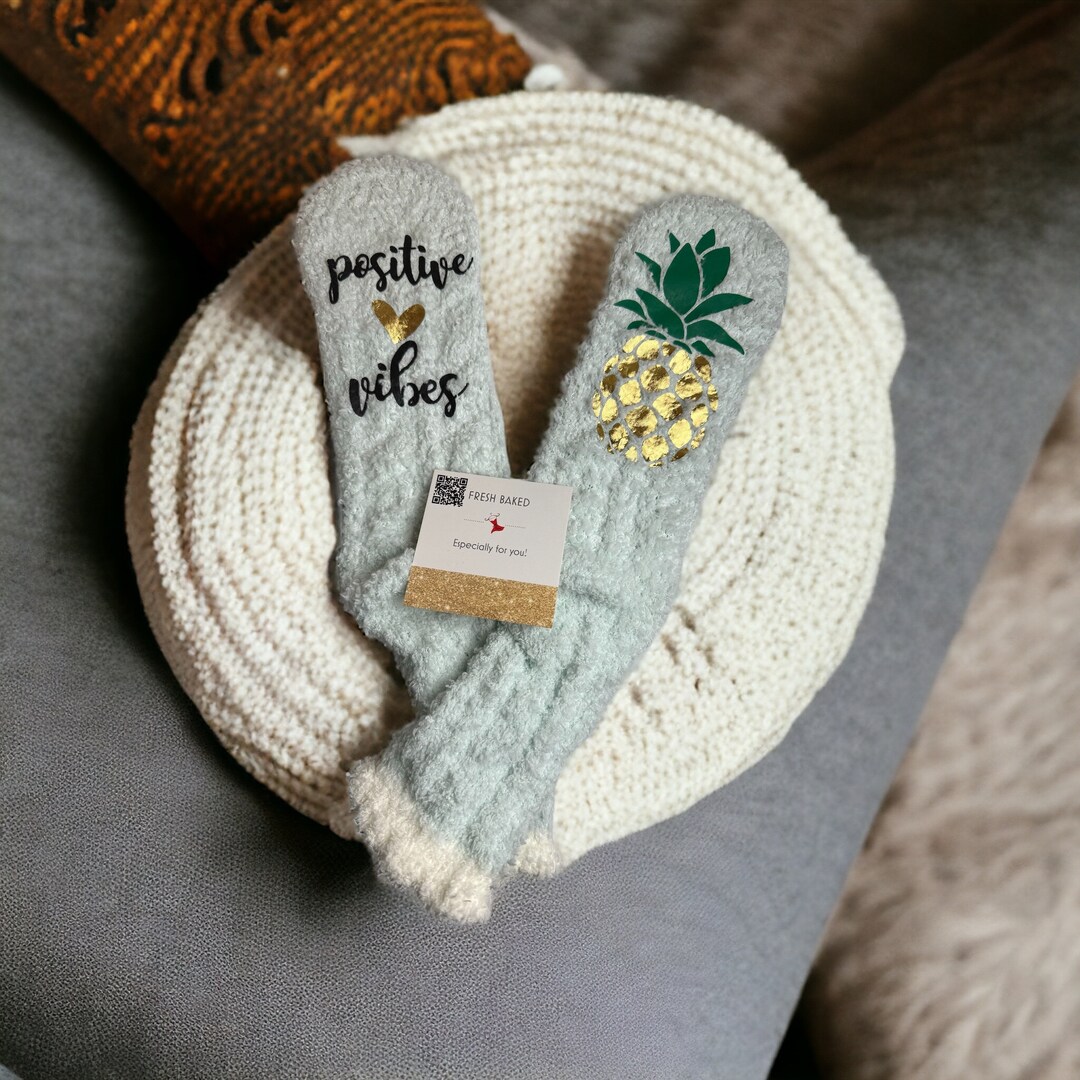 Positive Vibes Socks Positive Vibes Only Positive Vibes IVF Gift IVF ...