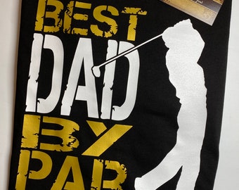 Fathers Day Shirts |Best Dad by Par Shirt | Dad Shirts | Fathers Day Golf Shirt