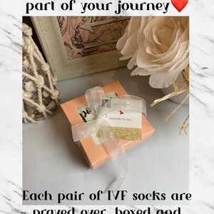 positive vibes socks positive vibes only positive vibes IVF Gift IVF Socks Special IVF Gift Retrieval Day Gift image 3