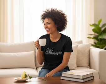 BLiNg Glammie Shirt Christmas gift for grandma Bedazzled personalized Grammy Shirts Women's nana Glam TShirts granny shirt Mimi bedazzled t